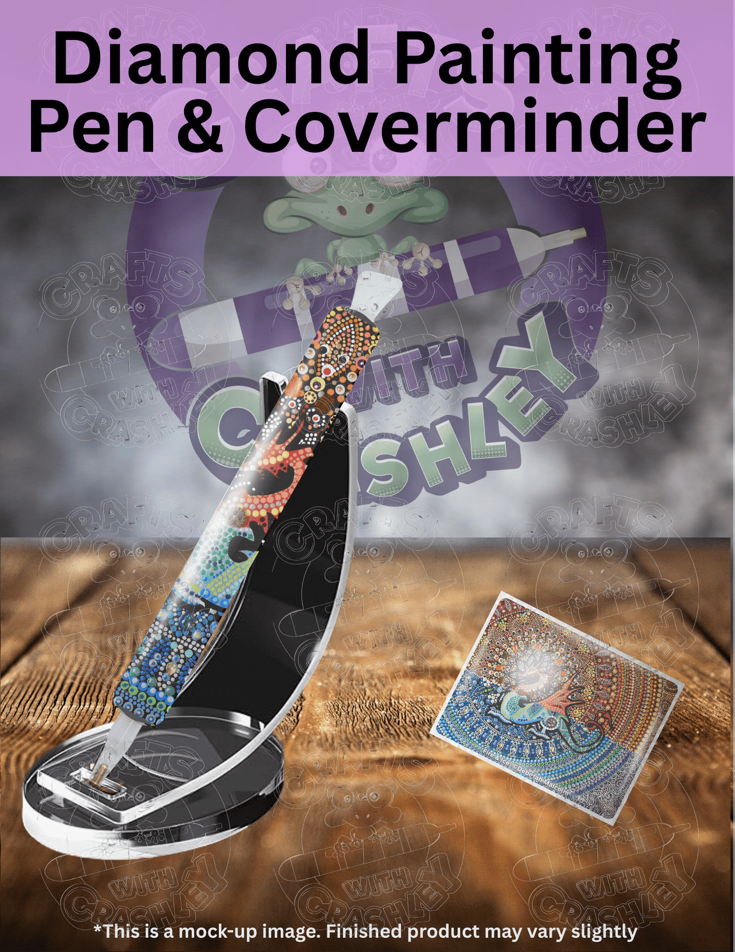 "Fire & Ice" by ©Deborah Malcolm Premium Accessories for Diamond Painting