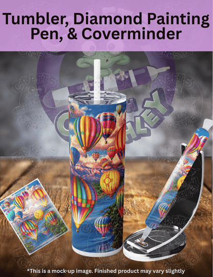 "Hot Air Balloons" by ©Dona Gelsinger Premium Accessories for Diamond Painting