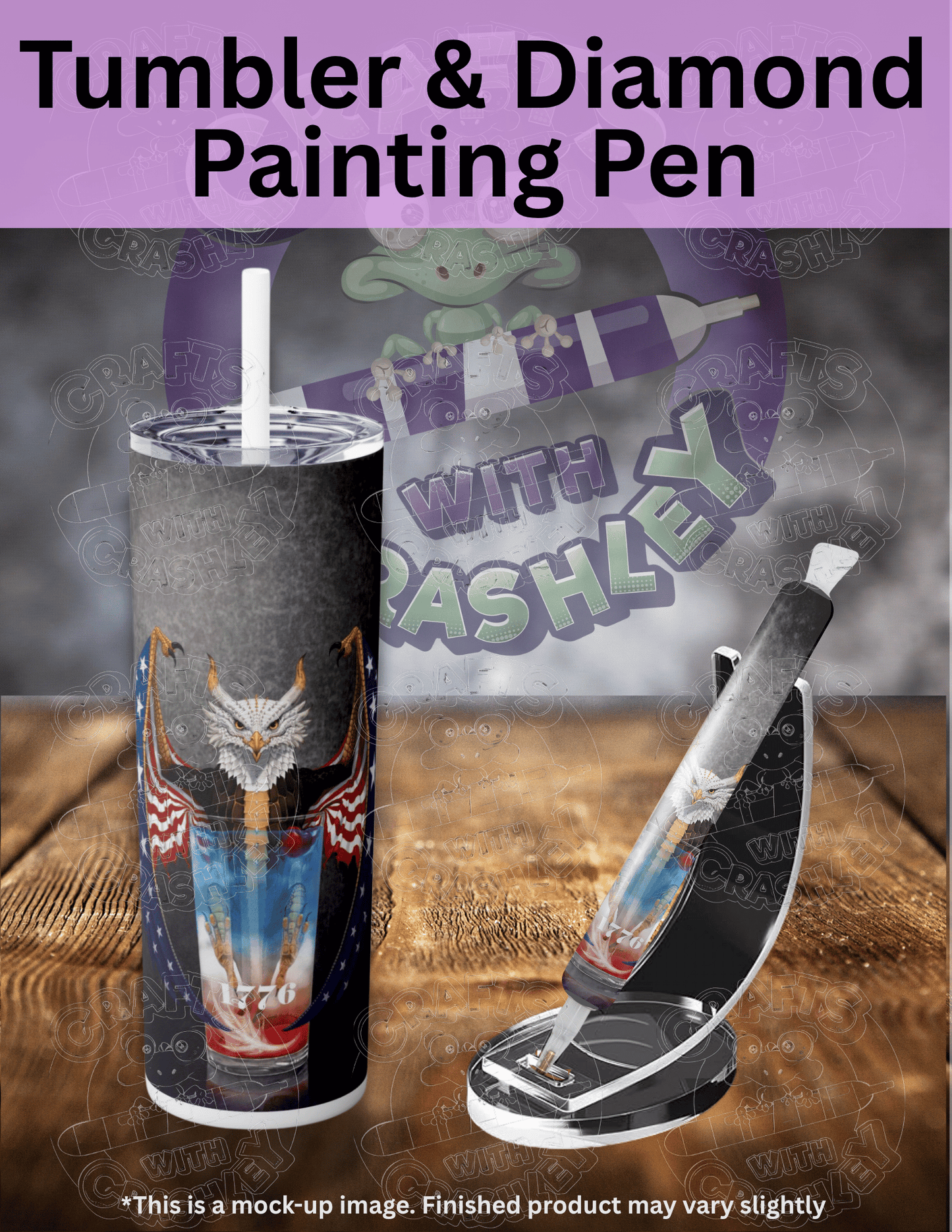 "Red, White, & Blue Cocktail" by ©Stanley Morrison Premium Accessories for Diamond Painting