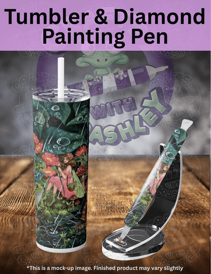 "Spring Rain" by ©Aria Illustration Premium Accessories for Diamond Painting