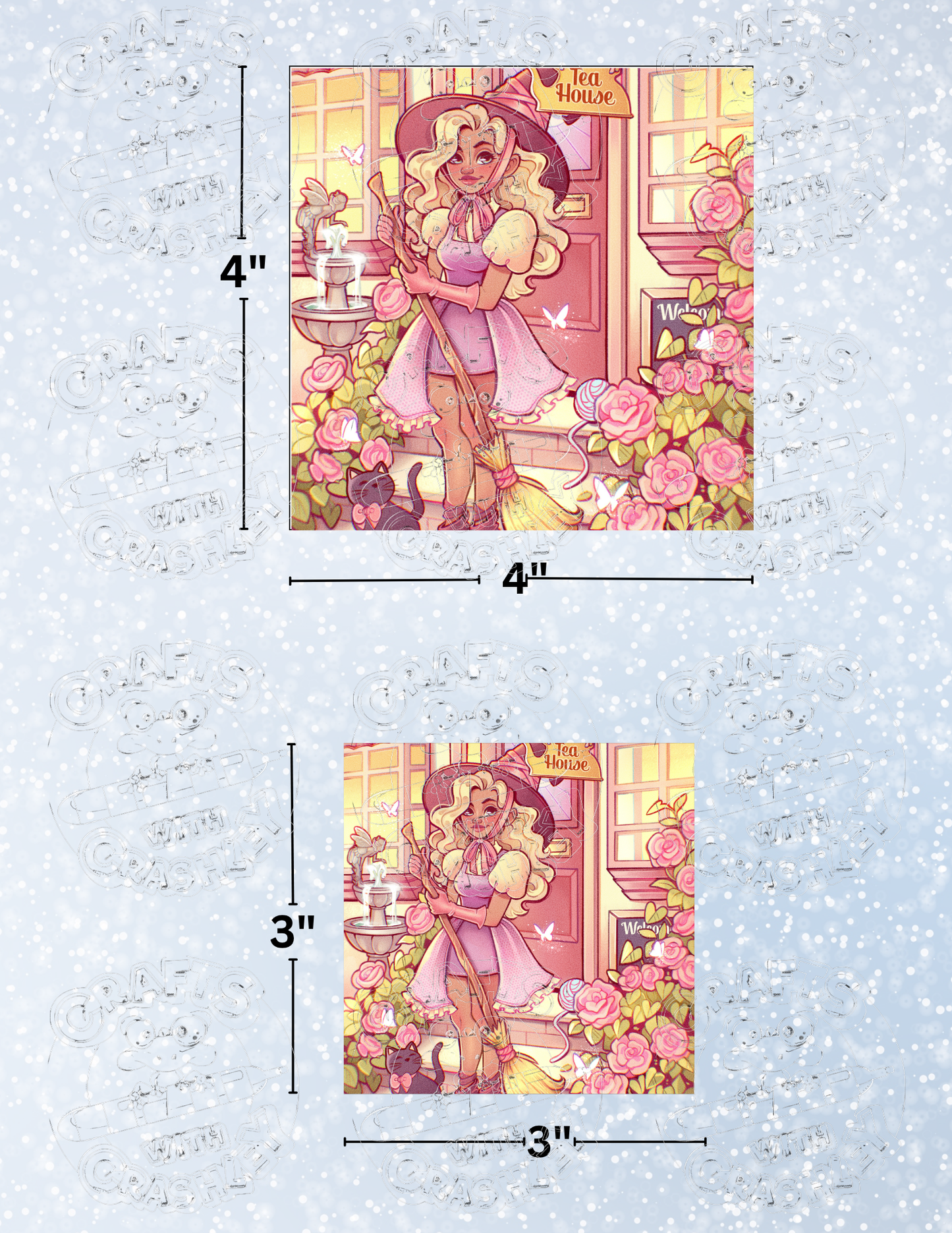 "Witch's Tea House" by ©Mrs Butter D Premium Decorative Release Papers for Diamond Painting