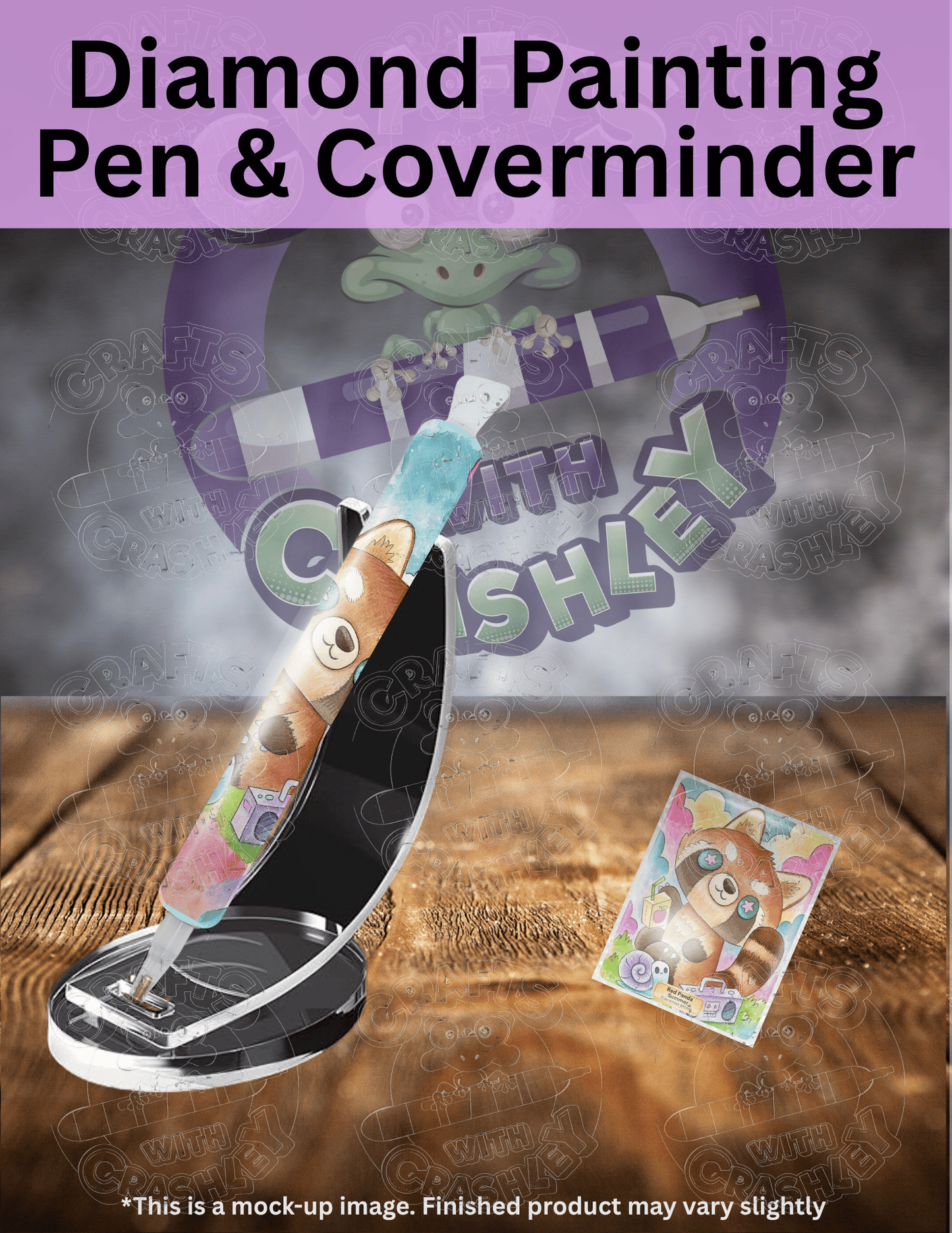 "Red Panda Summer" by ©Jeremiah Ketner Premium Accessories for Diamond Painting