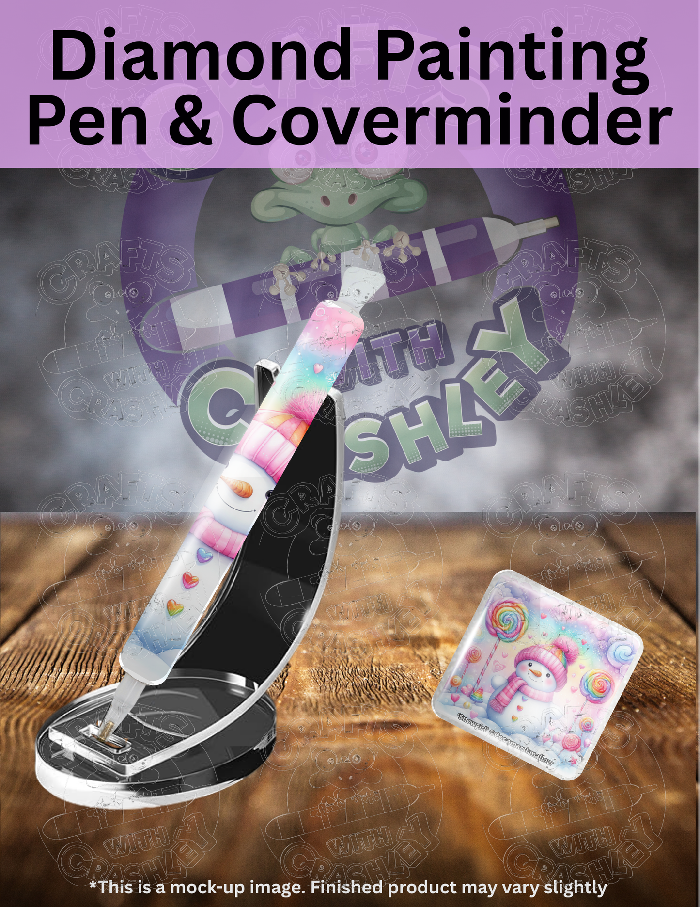 "Snowgirl" by ©Cocomarshmallow Premium Accessories for Diamond Painting