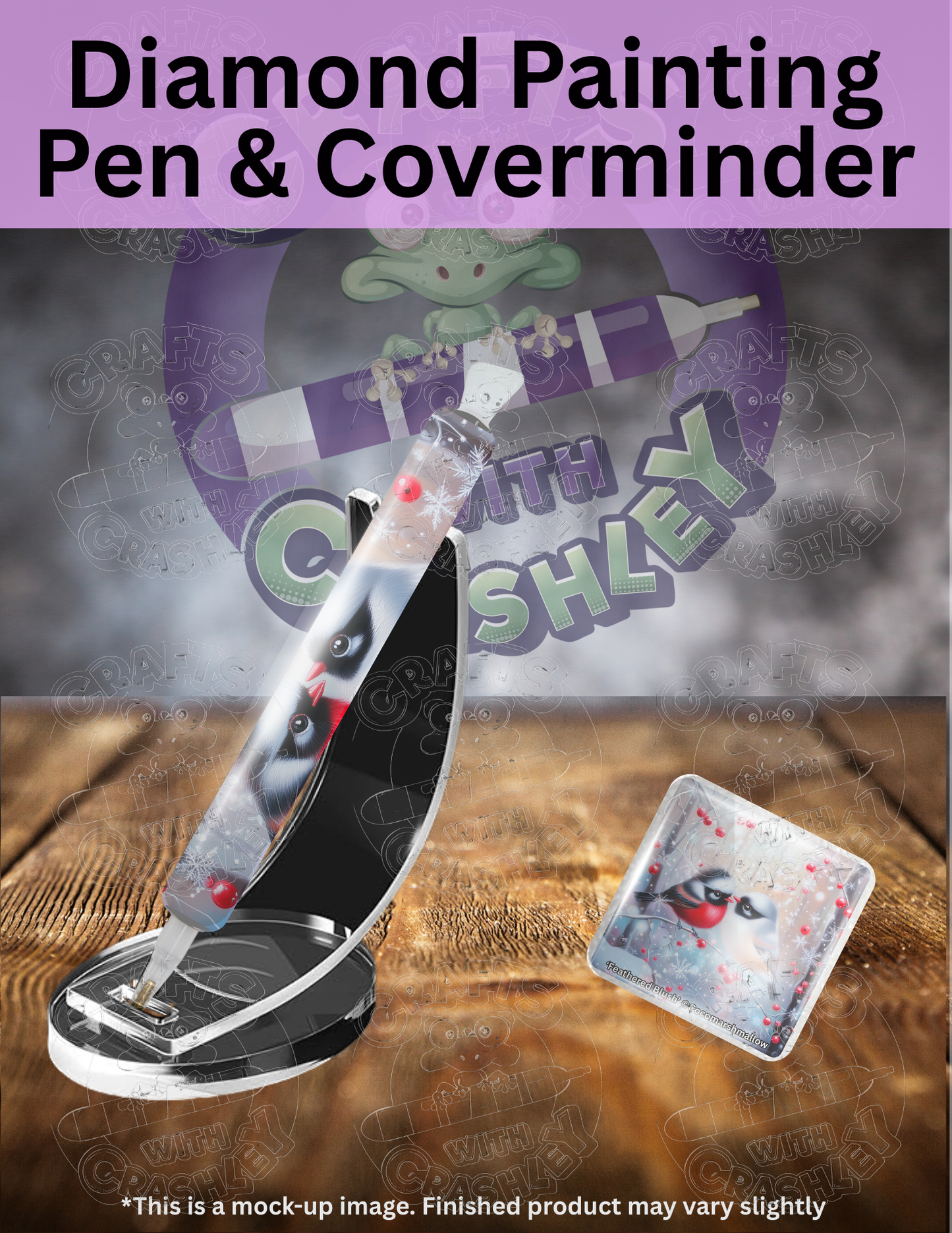 "Feathered Blush" by ©Cocomarshmallow Premium Accessories for Diamond Painting