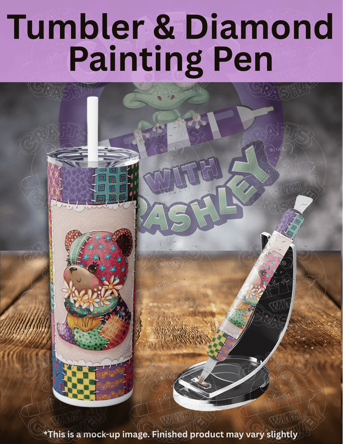 "Teddy Patches" by ©Karii Creates Premium Accessories for Diamond Painting