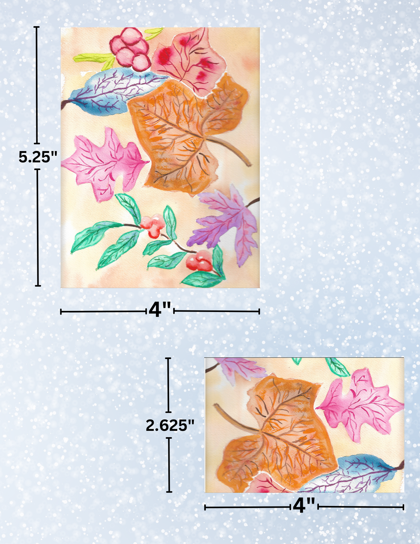 "Fall Leaves" By Crafting Journey Decorative Diamond Painting Release Papers