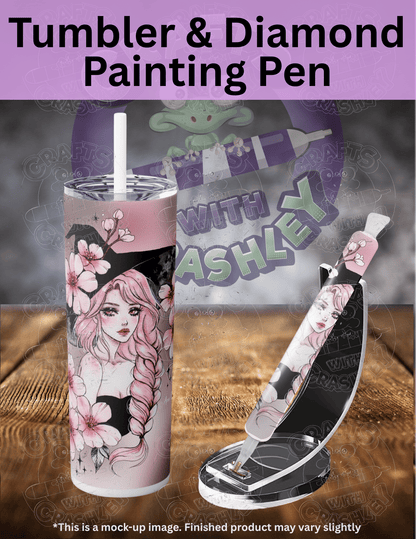 "Sakura Witch" by ©Aria Illustration Premium Accessories for Diamond Painting