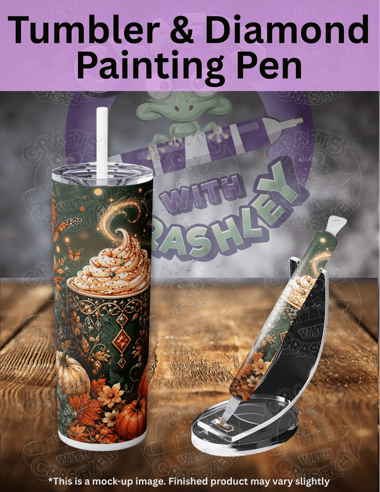 "Cozy Fall Latte" Premium Accessories for Diamond Painting