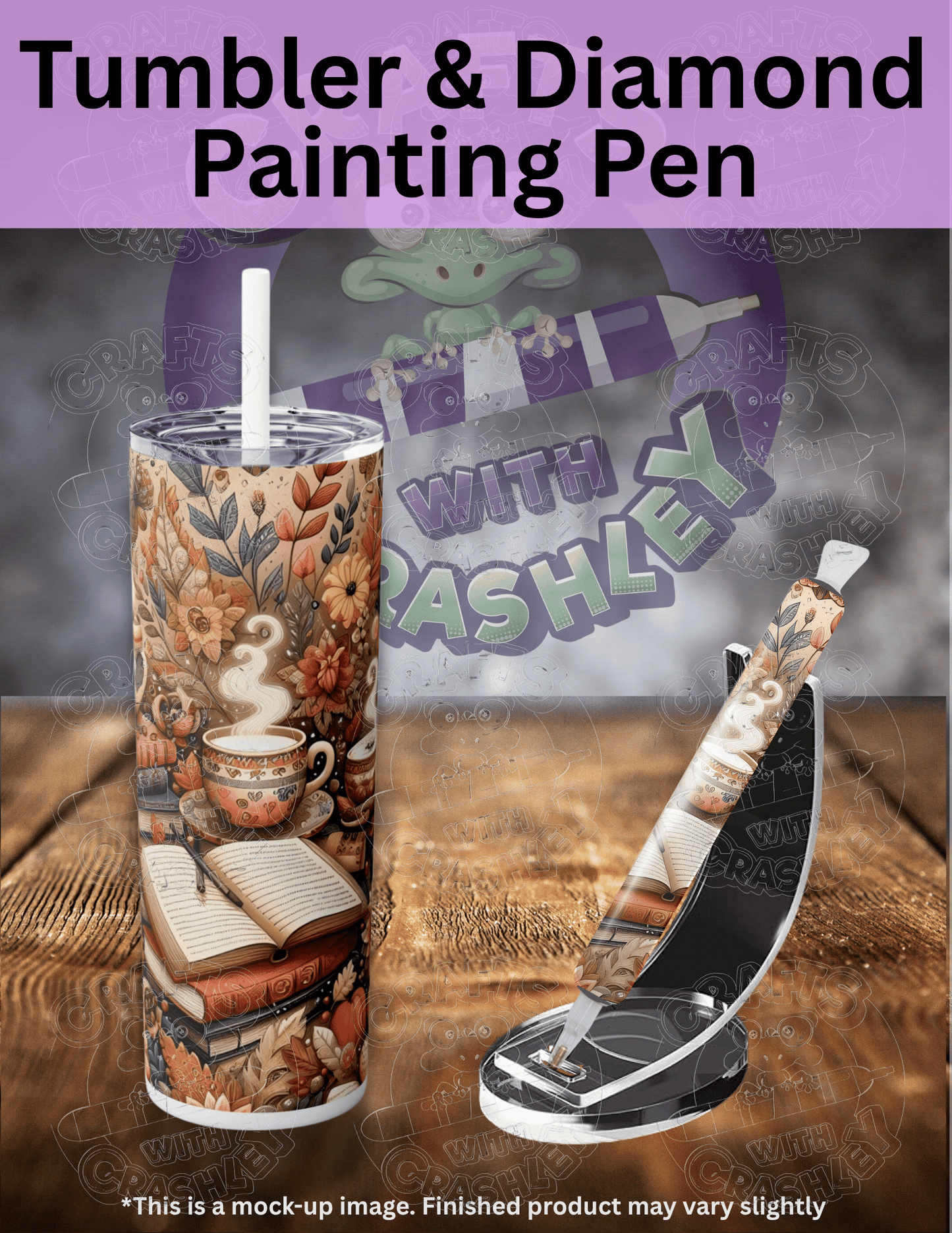 "Autumn Book Stack" Premium Accessories for Diamond Painting