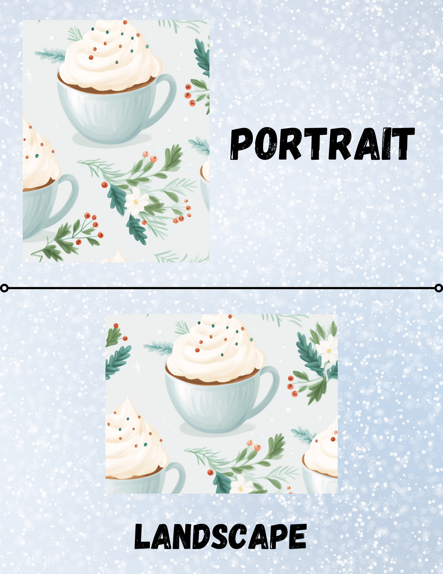 "Holiday Cocoa" Decorative Diamond Painting Release Papers