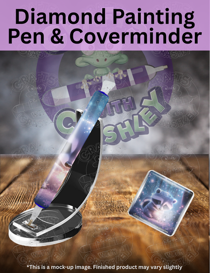 "Cutie Raccoon" by ©Cocomarshmallow Premium Accessories for Diamond Painting