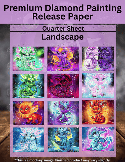 Limited Edition "Zodiac Combo Pack" by ©Sheena Pike Premium Release Paper for Diamond Painting