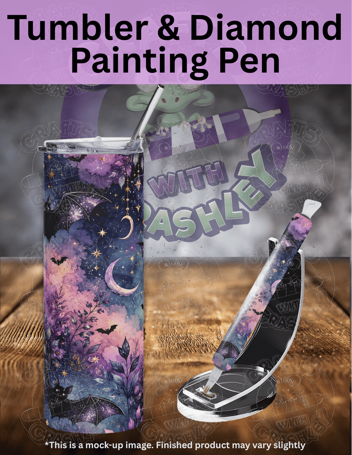 "Gothic Bats" Premium Accessories for Diamond Painting