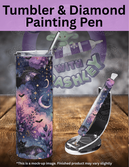 "Gothic Bats" Premium Accessories for Diamond Painting