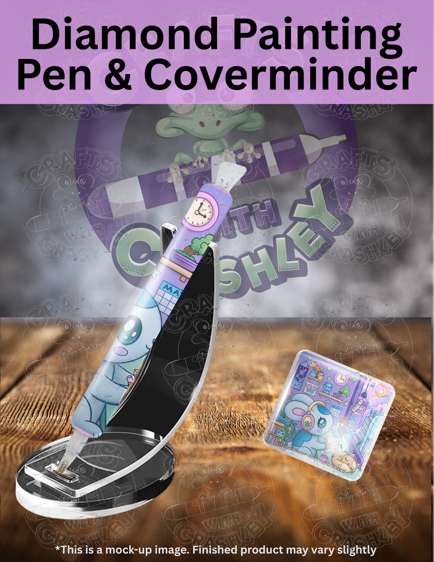 "Home Bunny" by ©Jeremiah Ketner Premium Accessories for Diamond Painting