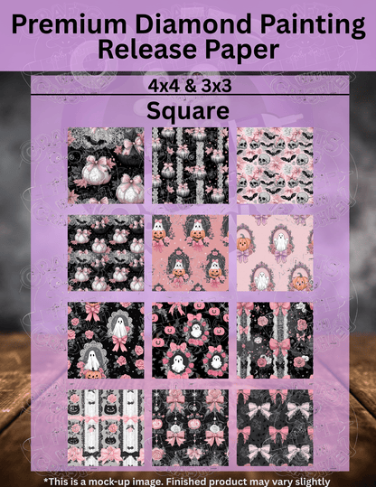 Gothic Pink Combo Pack Premium Release Paper for Diamond Painting