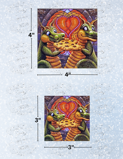 "It Tastes Better When We Share" by ©Randal Spangler Premium Decorative Release Papers for Diamond Painting