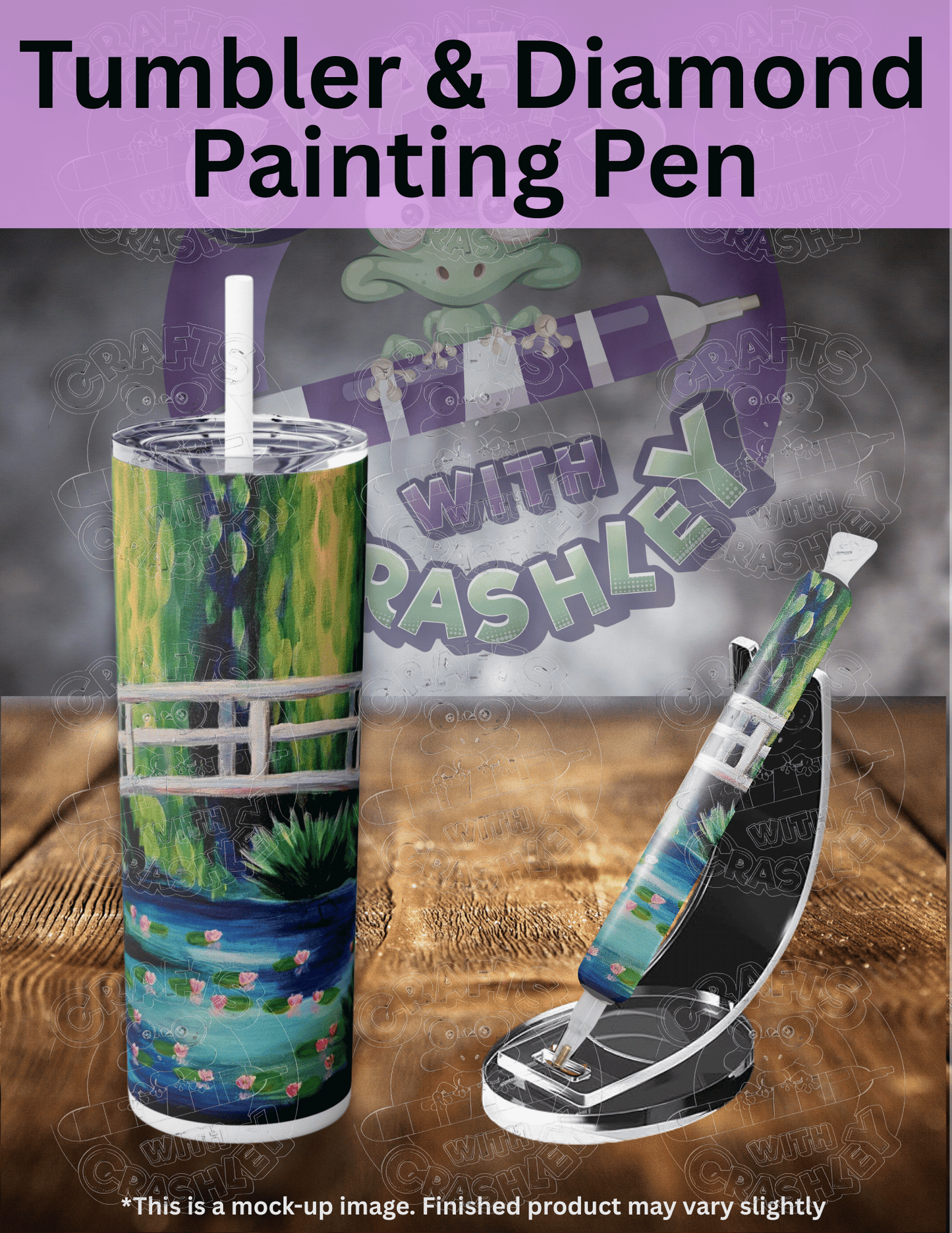 "Japanese Bridge" by ©Kaleena Kollmeier Premium Accessories for Diamond Painting