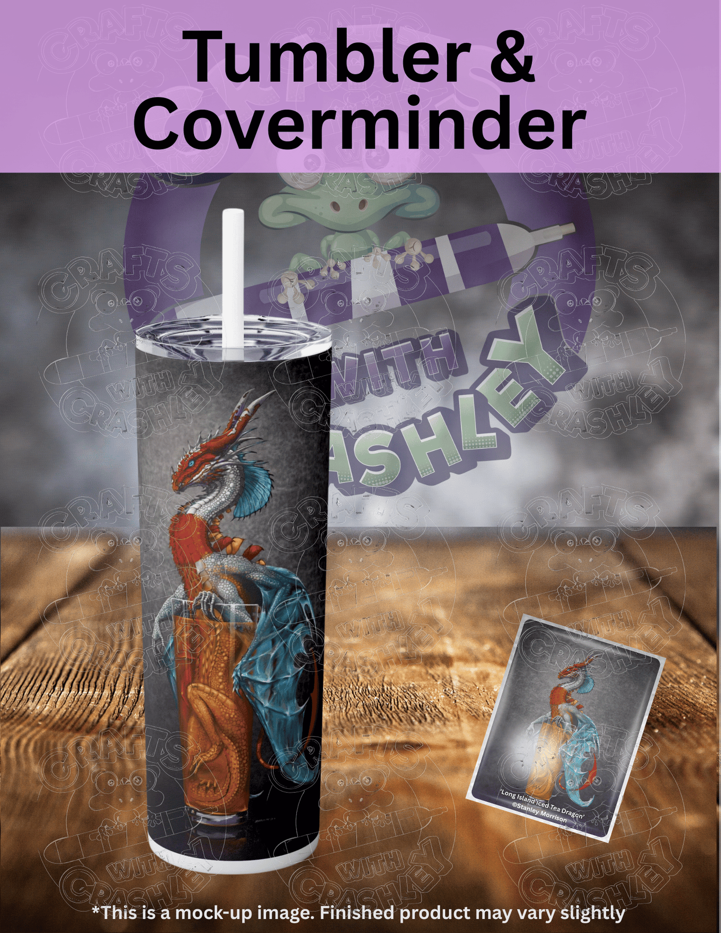 "Long Island Iced Tea Dragon" by ©Stanley Morrison Premium Accessories for Diamond Painting