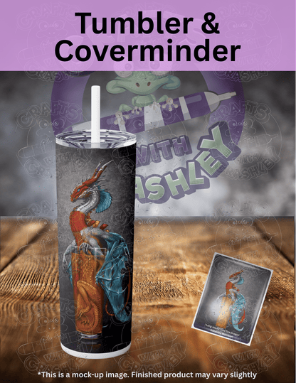 "Long Island Iced Tea Dragon" by ©Stanley Morrison Premium Accessories for Diamond Painting