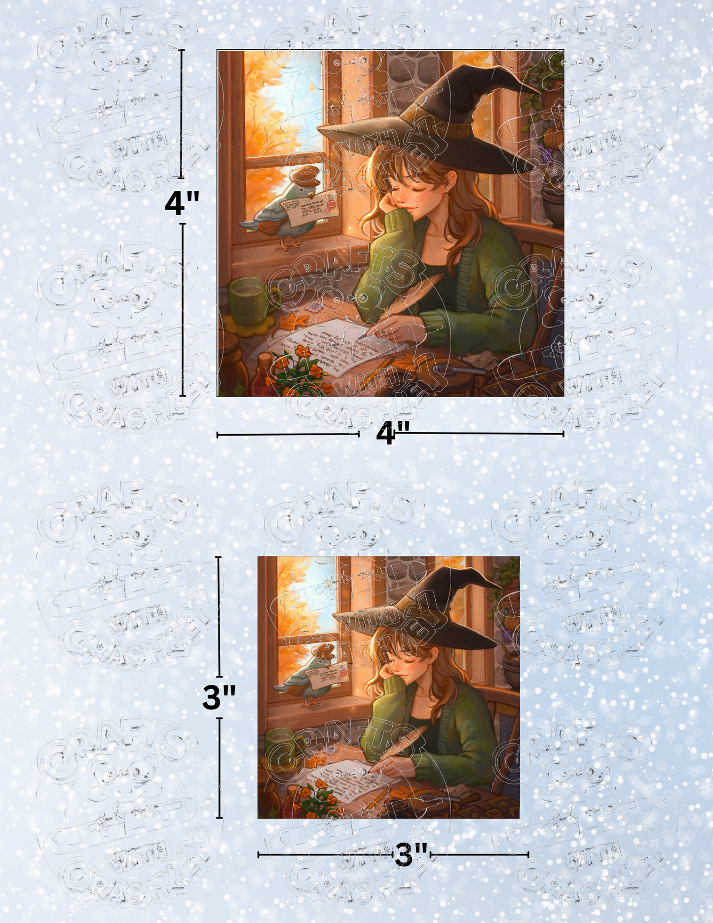 "Autumn Letter" by ©Ivy Dolamore Premium Decorative Release Papers for Diamond Painting