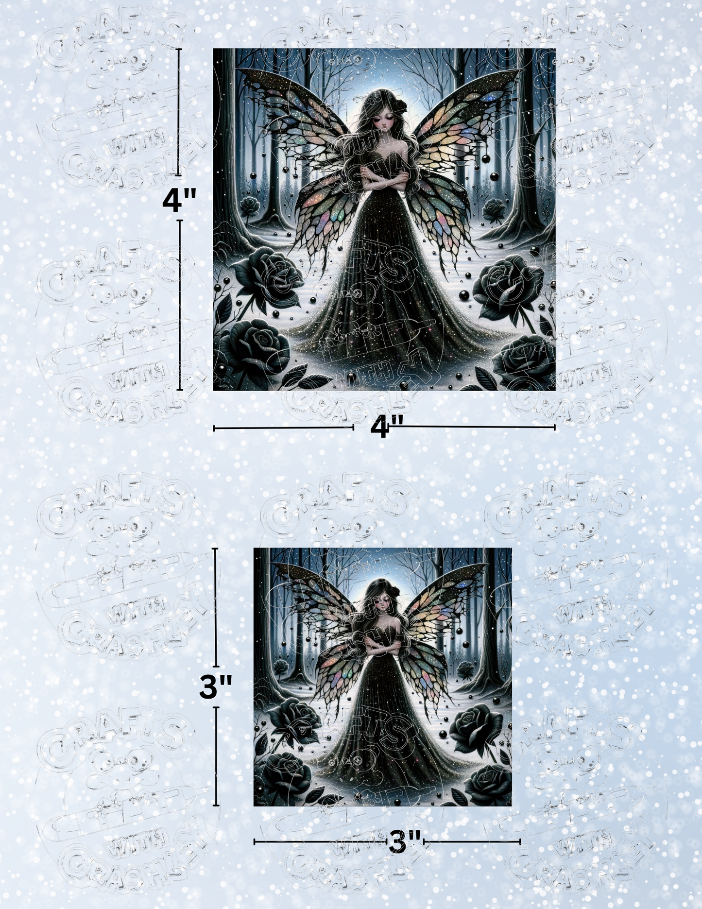 "Dark Winter" by ©Cocomarshmallow Premium Decorative Release Papers for Diamond Painting