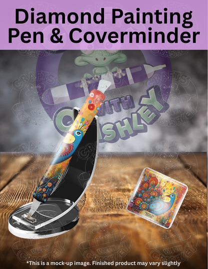 "Paisley the Peacock" by ©Stacy Deal Premium Accessories for Diamond Painting