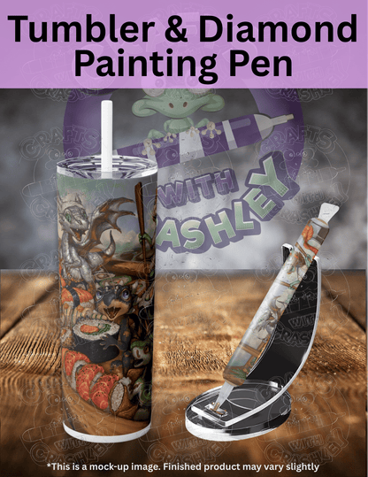 "The Sushi Rollers" by ©Christina "SixthLeafClover" Yen Premium Accessories for Diamond Painting