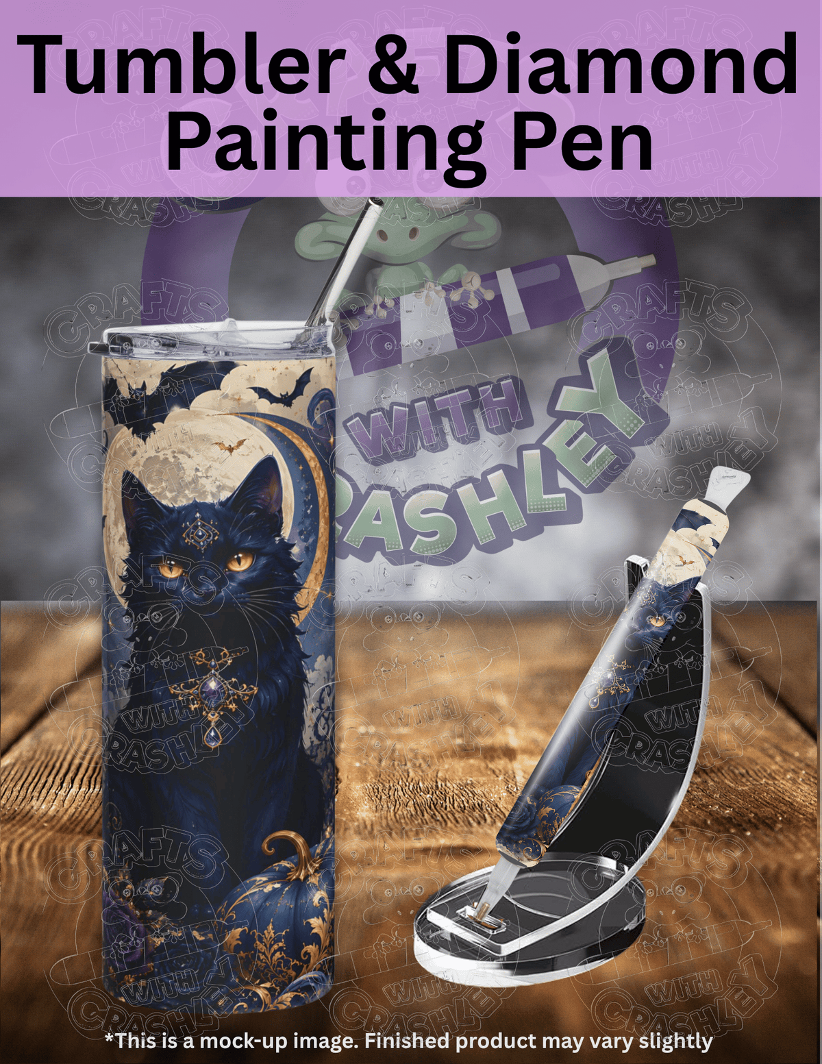 "Raven Cat" Premium Accessories for Diamond Painting