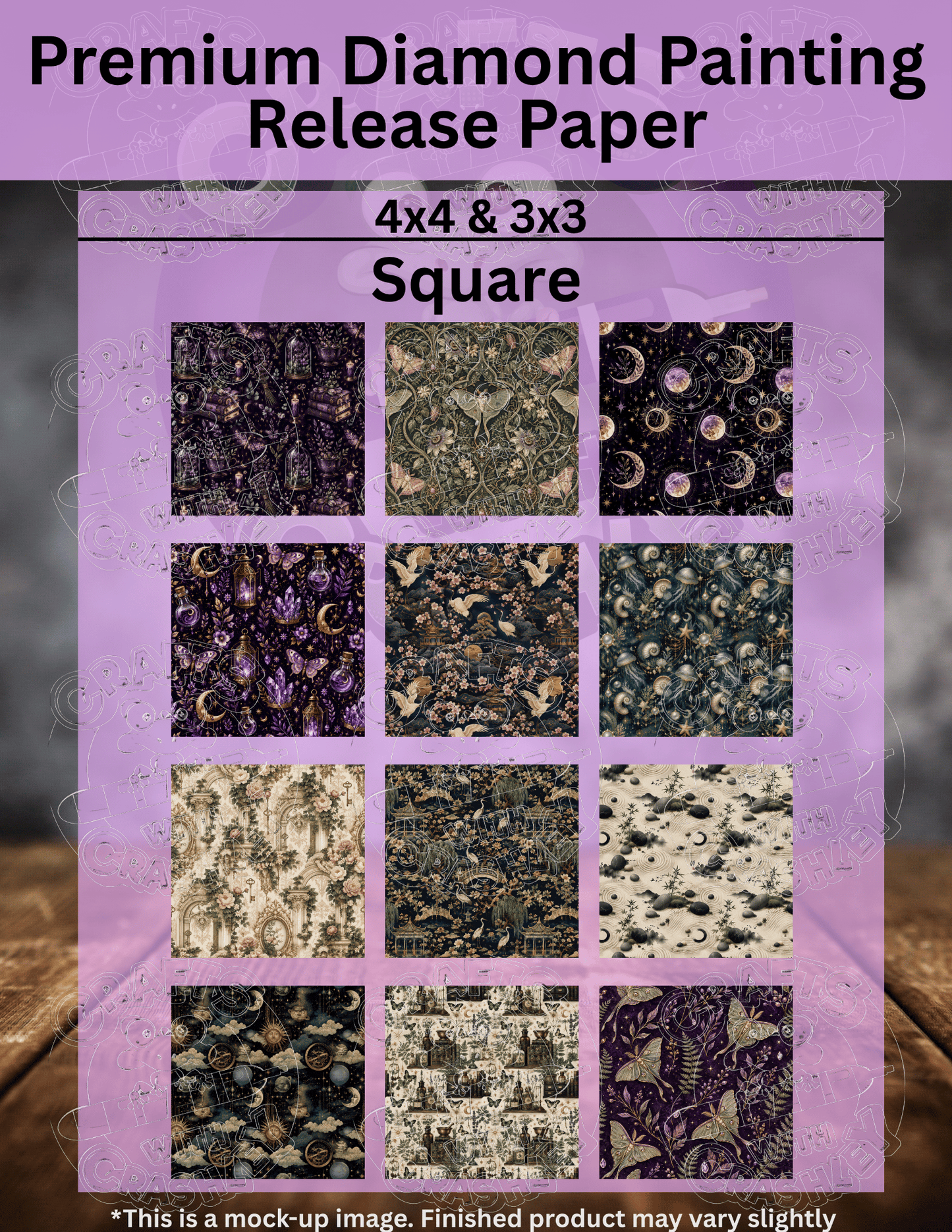 Twilight Witch Combo Pack Premium Release Paper for Diamond Painting
