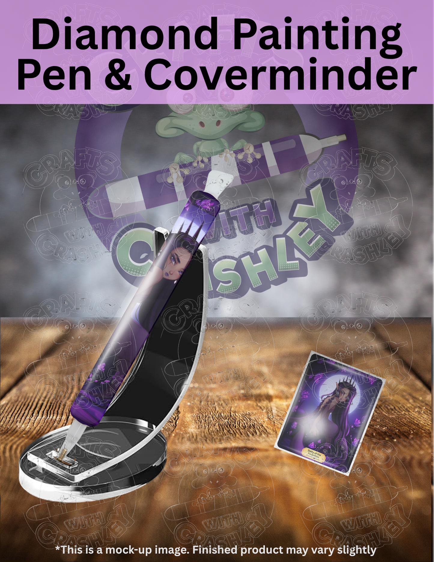 "Deity of the Forgotten" by ©Femke Deborah Premium Accessories for Diamond Painting