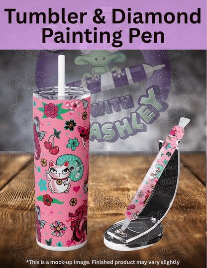 "Lucky Kitty" by ©Miss Fluff Premium Accessories for Diamond Painting