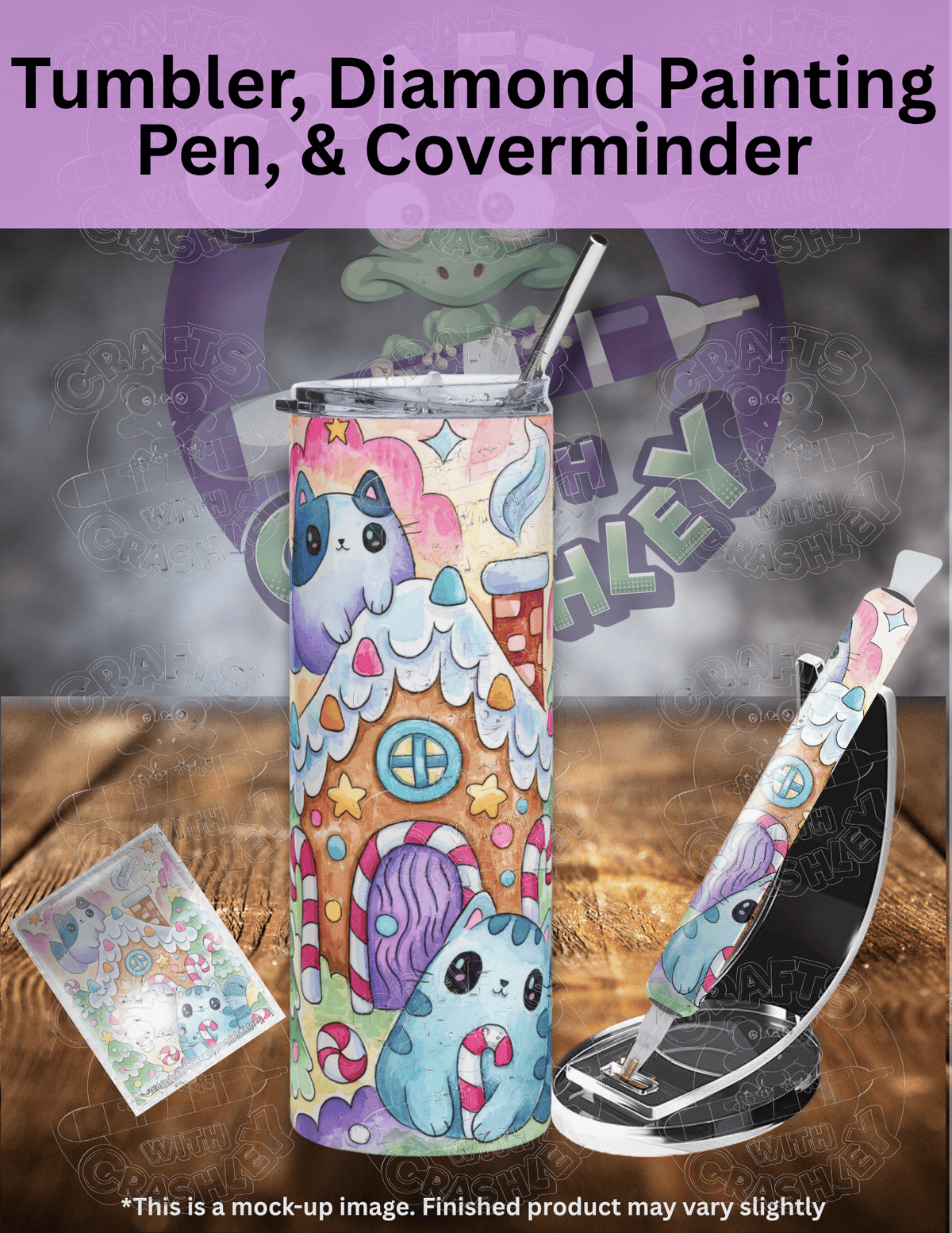 "Gingerbread Neko" by ©Jeremiah Ketner Premium Accessories for Diamond Painting