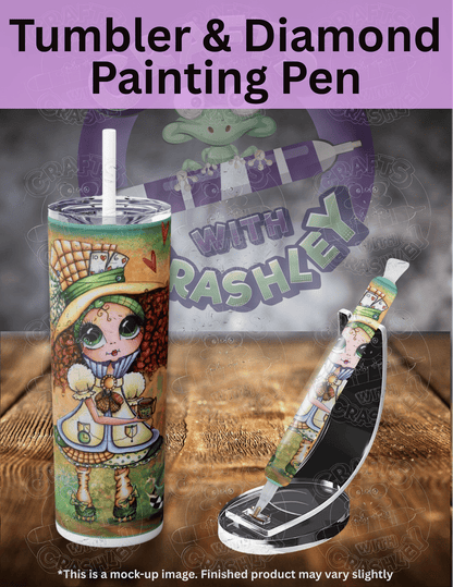 "Down the Rabbit Hole Mad Hatter Bestie" by ©Sherri Baldy Premium Accessories for Diamond Painting