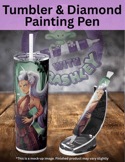 "Cycille Dragon of the North" by ©Femke Deborah Premium Accessories for Diamond Painting