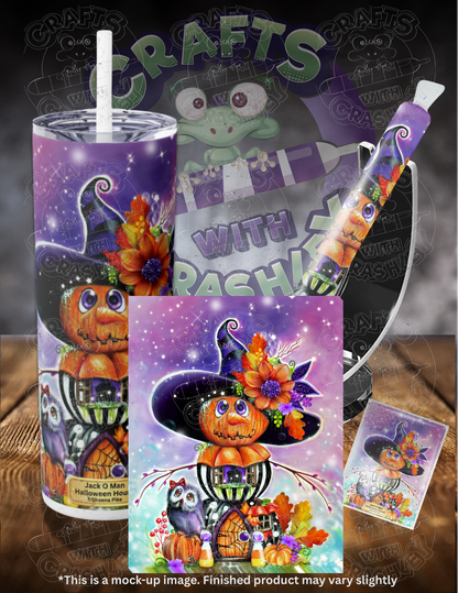 Product Bundle "Jack O Man Halloween House" by ©Sheena Pike