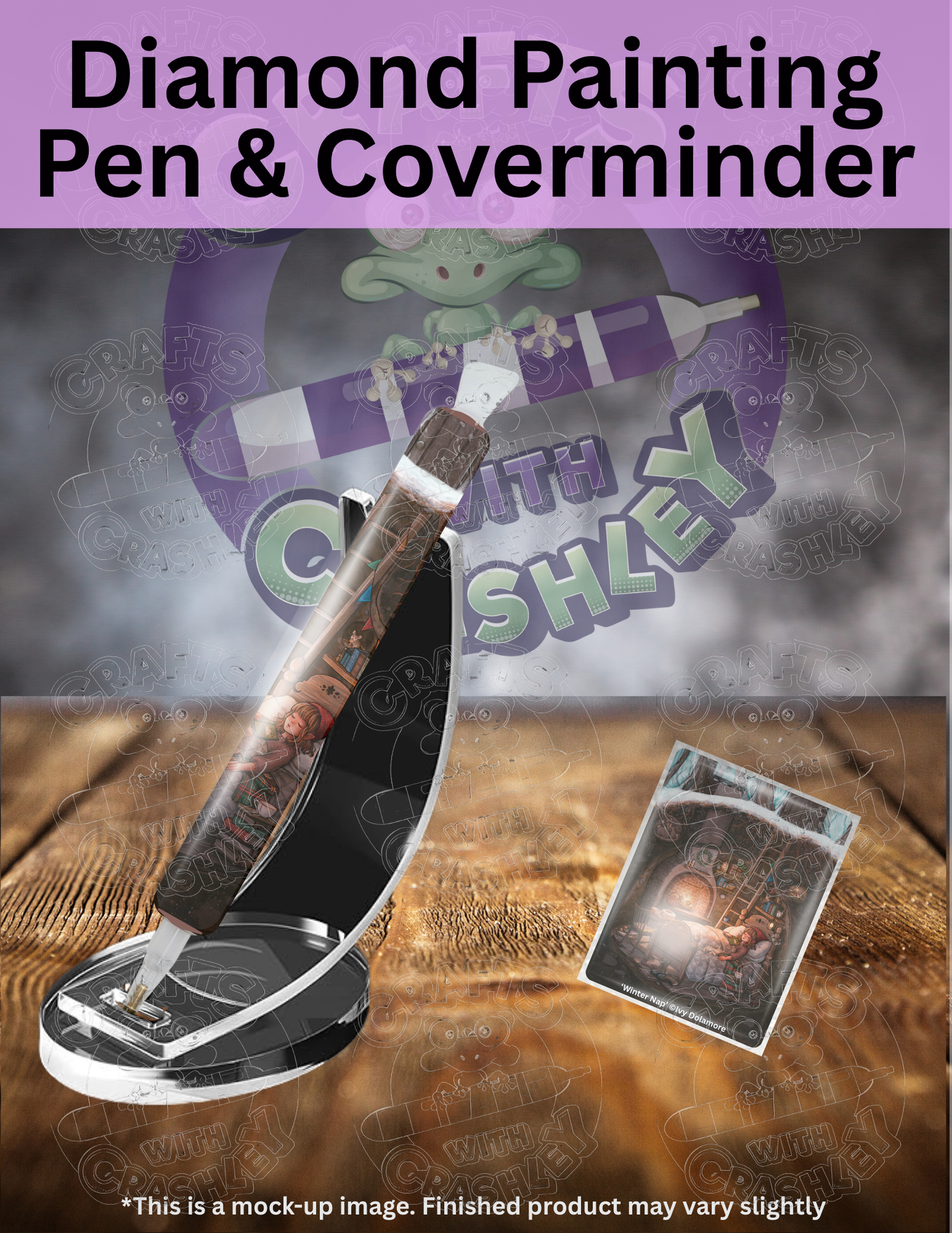 "Winter Nap" by ©Ivy Dolamore Premium Accessories for Diamond Painting