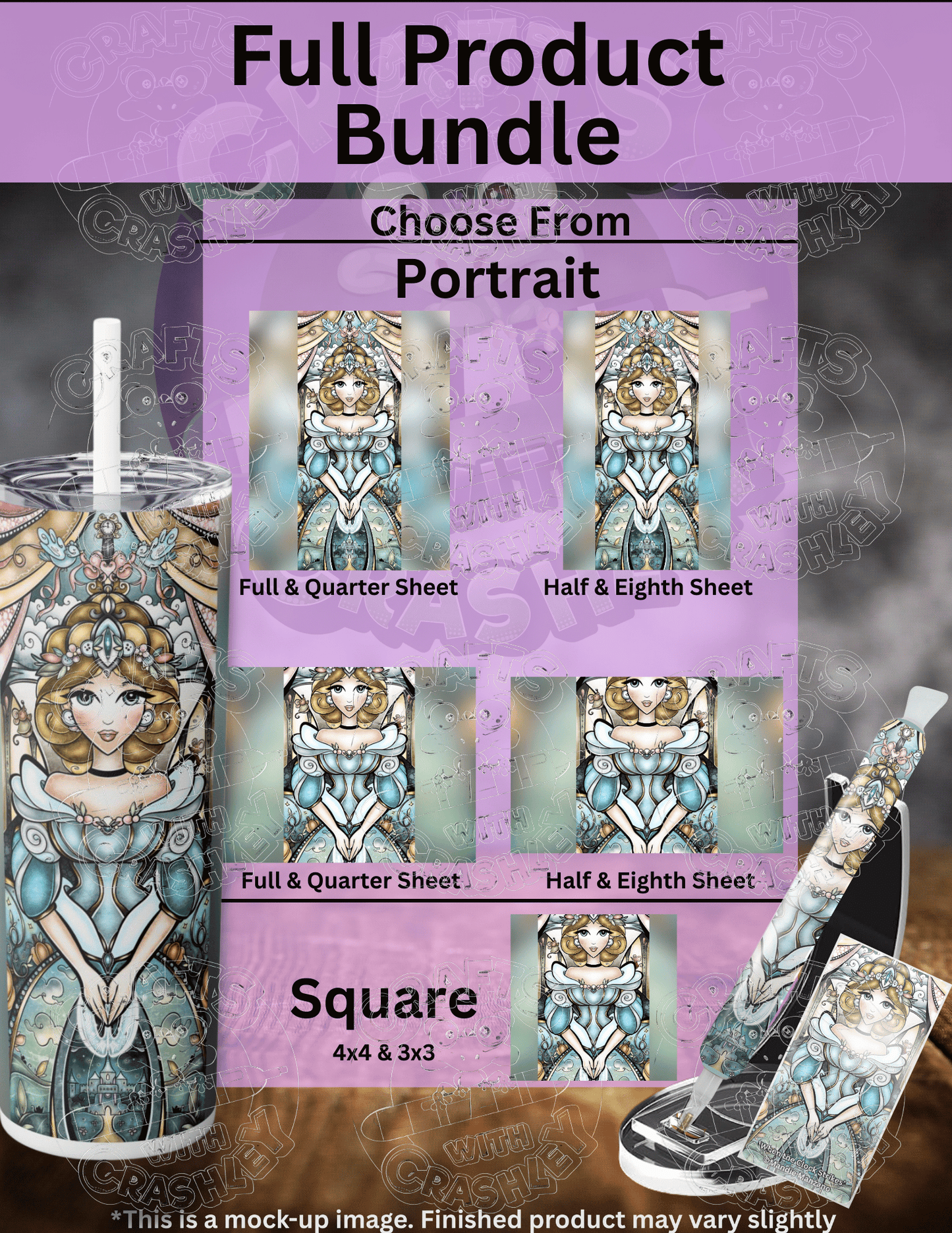 "When the Clock Strikes Twelve" by ©Mandie Manzano Premium Accessories for Diamond Painting