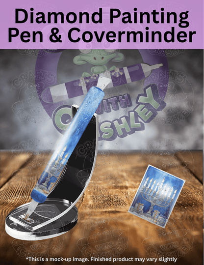 "Festival of Lights The Hanukkah Menorah and Gifts" by ©Auclair Studio Premium Accessories for Diamond Painting