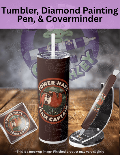 "Power Naps Team Captain" by ©Tobe Fonseca Premium Accessories for Diamond Painting