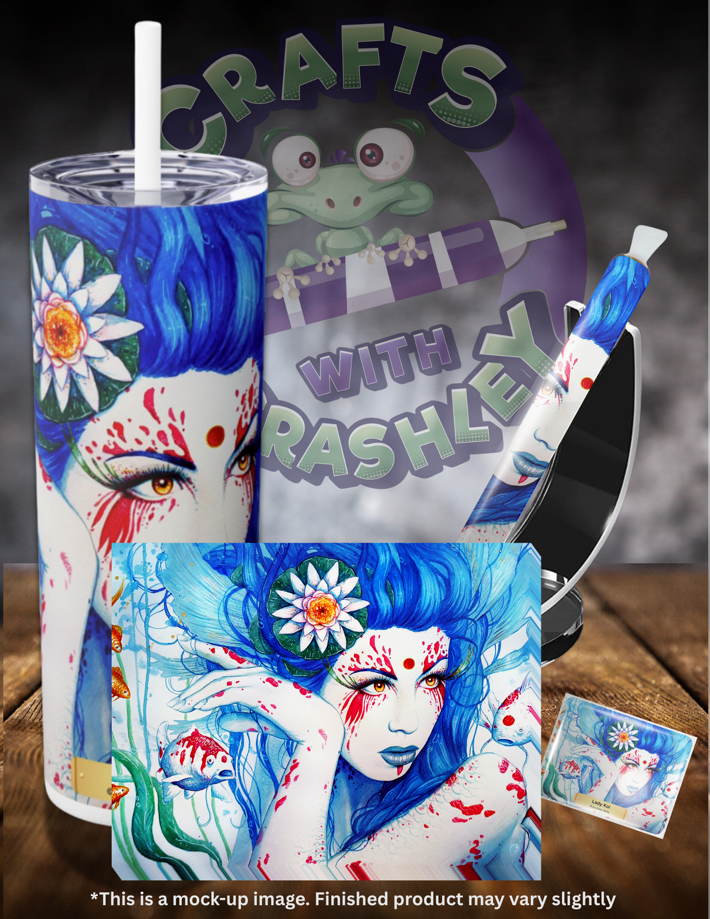 Product Bundle "Lady Koi" by ©JoJoes Art