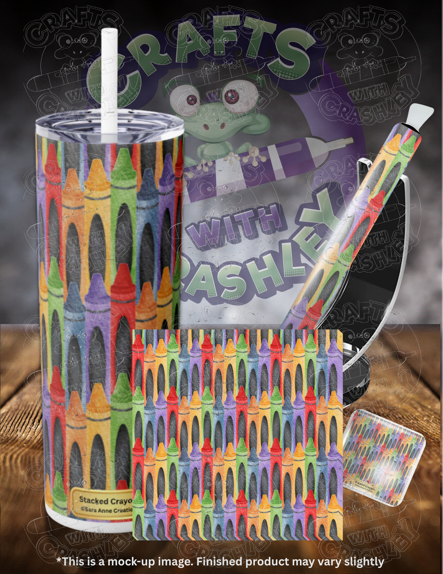 Product Bundle "Stacked Crayons" by ©Sara Anne Creations