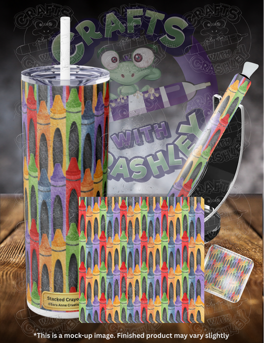 Product Bundle "Stacked Crayons" by ©Sara Anne Creations
