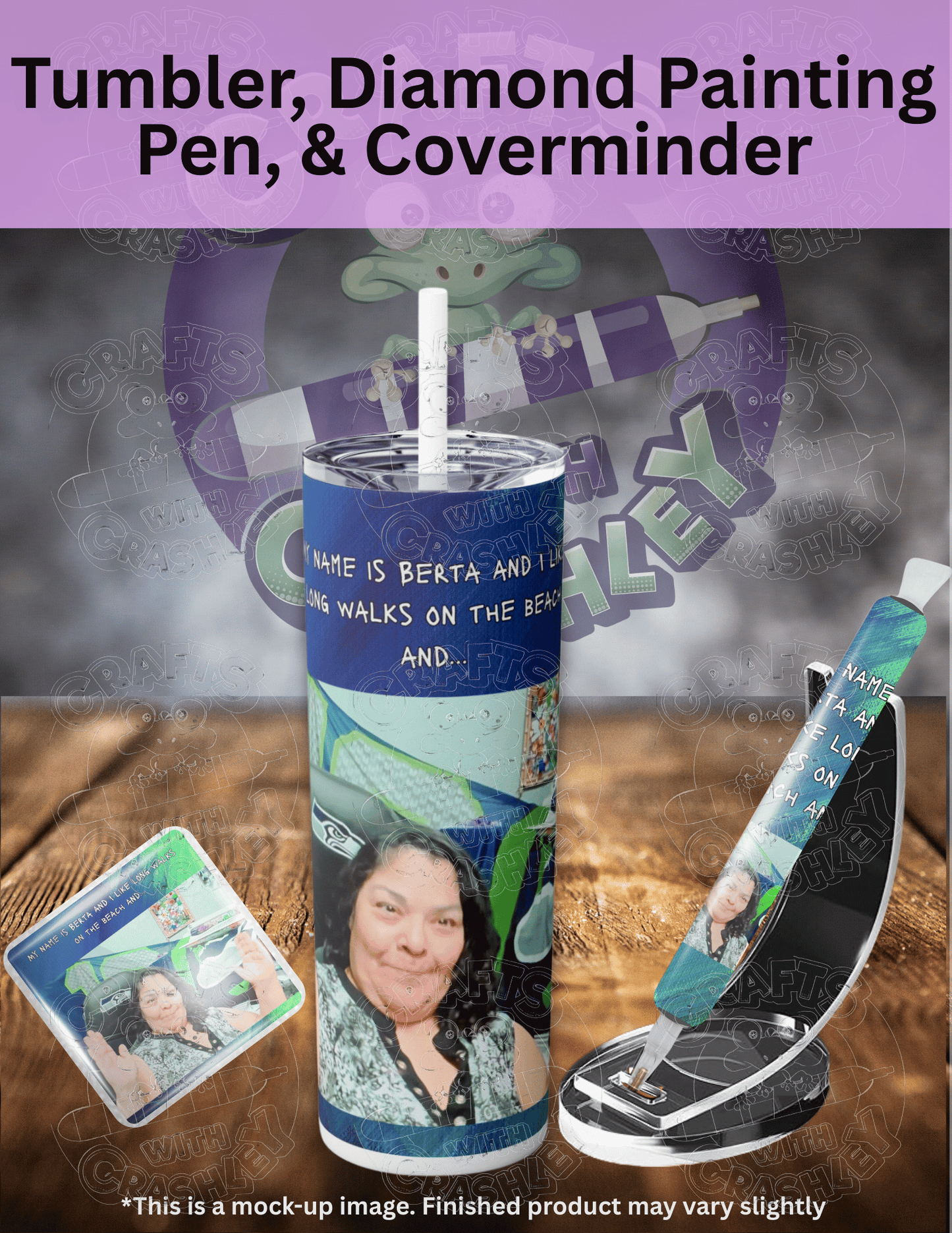 "Berta's Dating Profile" Premium Accessories for Diamond Painting