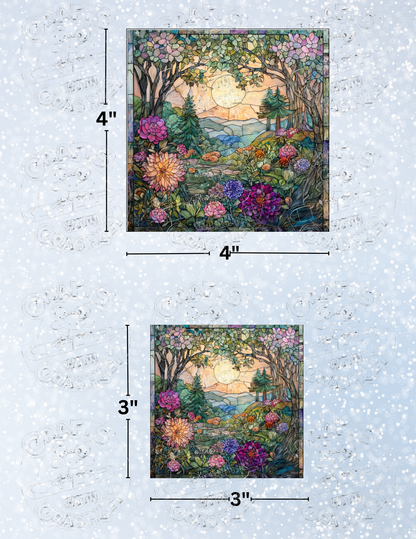 Product Bundle "Stained Glass Garden" by ©Claudia McKinney