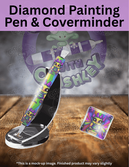 "Rainbow Dragon" by ©Emma Casey Premium Accessories for Diamond Painting