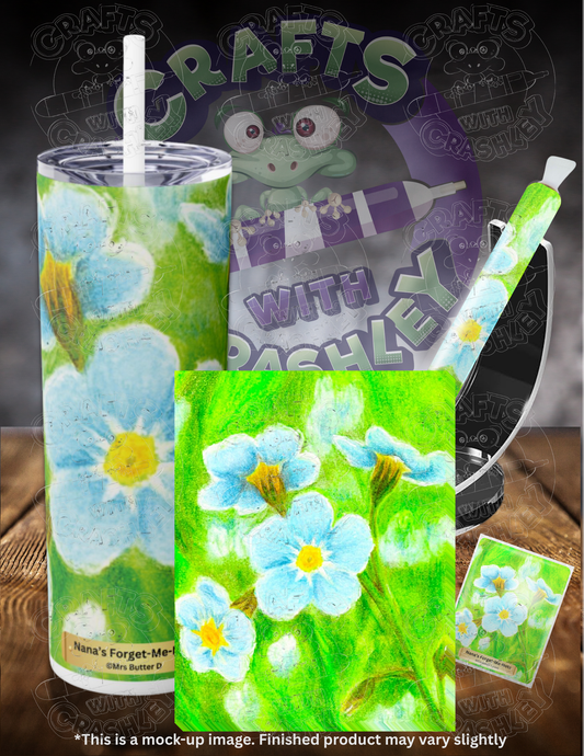 Product Bundle "Nana's Forget-Me-Nots" by ©Courtney Lyons