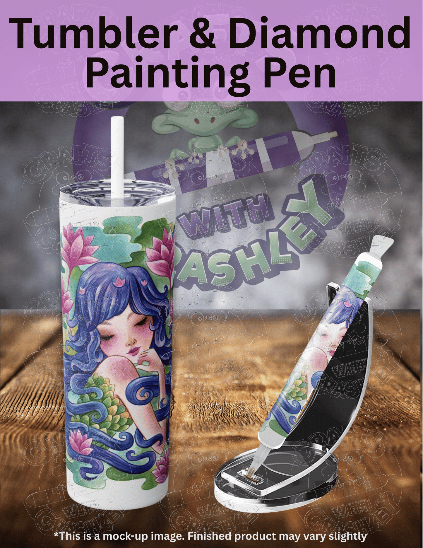 "Lotus Pond" by ©Jeremiah Ketner Premium Accessories for Diamond Painting