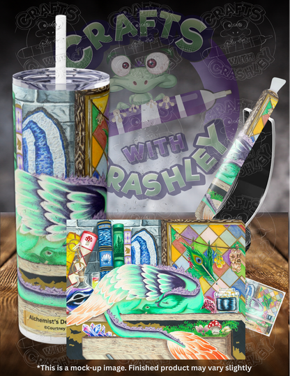 Product Bundle "Alchemist's Desk Dragon" by ©Courtney Lyons