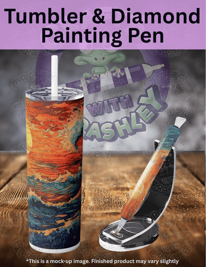 "Ocean Sunset" by ©Peggy Collins Premium Accessories for Diamond Painting